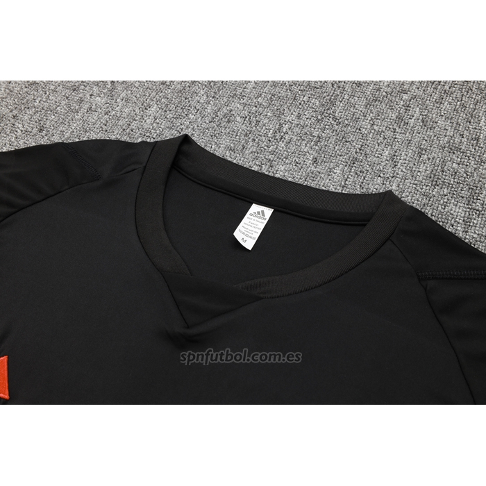 Chandal del Manchester United Manga Corta 2023-2024 Negro - Pantalon Corto